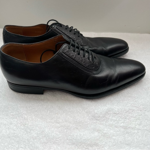 Gucci Black Mila Hilary Lux Diamonte Leather Dress Shoes - Picture 1 of 5